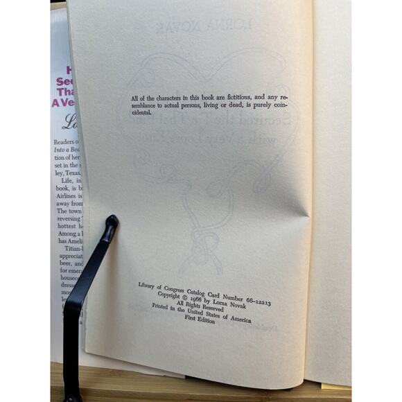 How Amelia Secured the Tie That Binds with a Very Loose Knot Lorna Novak 1966 HC - Picture 9 of 13